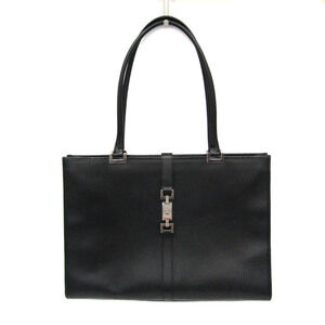 Gucci Jackie 002 1074 Women's Leather Tote Bag Black